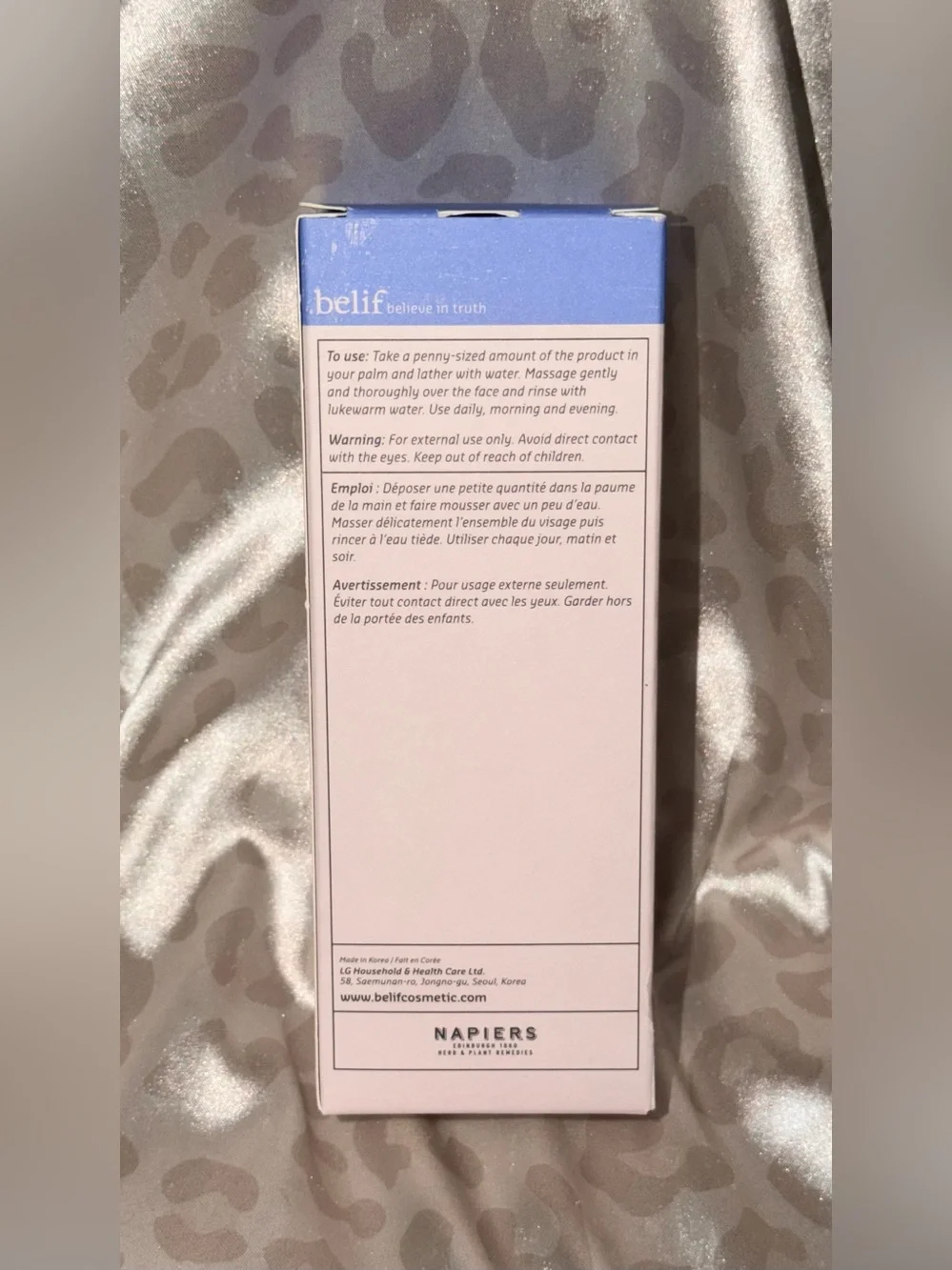 belif | Aqua Bomb Jelly Cleanser